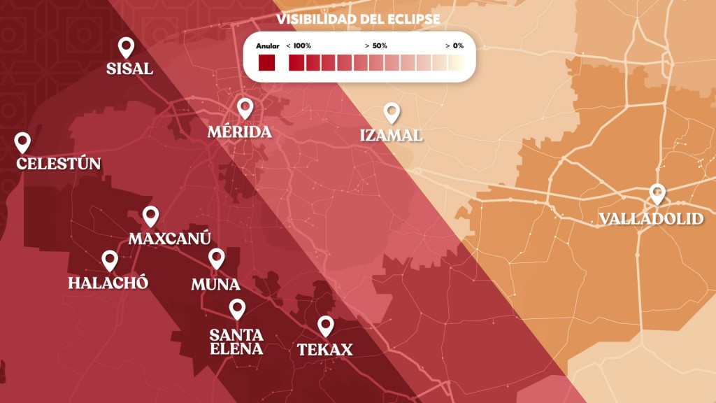 En Yucatán el sol se va a obscurecer el próximo 14 de octubre, eclipse solar con aro de fuego