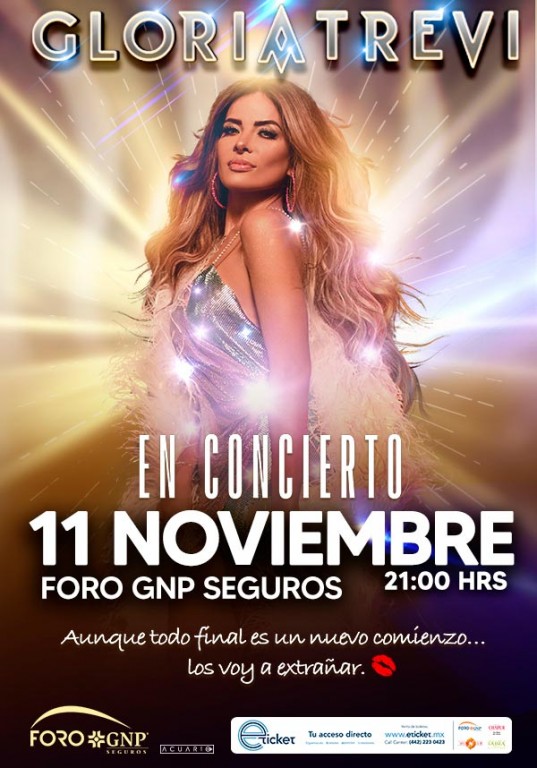 Gloria Trevi llegará a Mérida