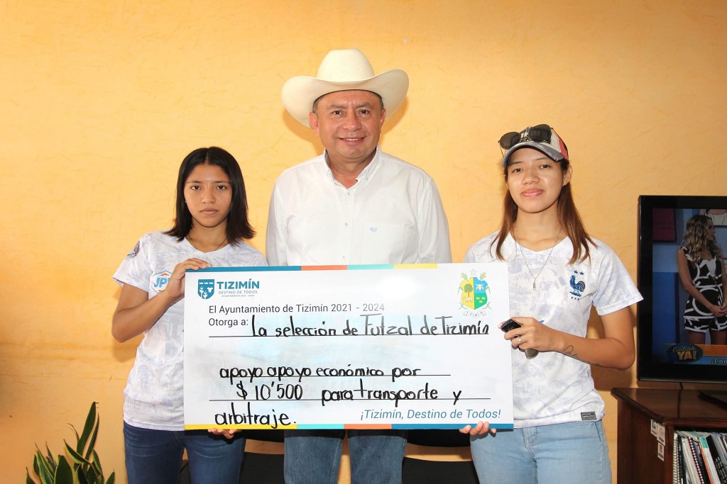 Apoyan a atletas para que sigan poniendo en alto el nombre de Tizimín