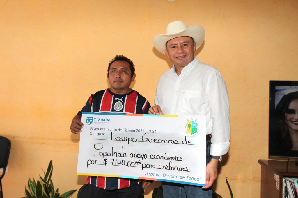 Apoyan a atletas para que sigan poniendo en alto el nombre de Tizimín