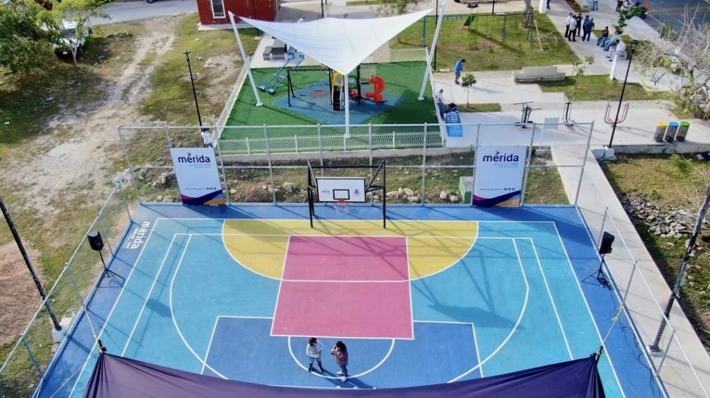 San Pedro Chimay ahora tiene nueva cancha de usos múltiples