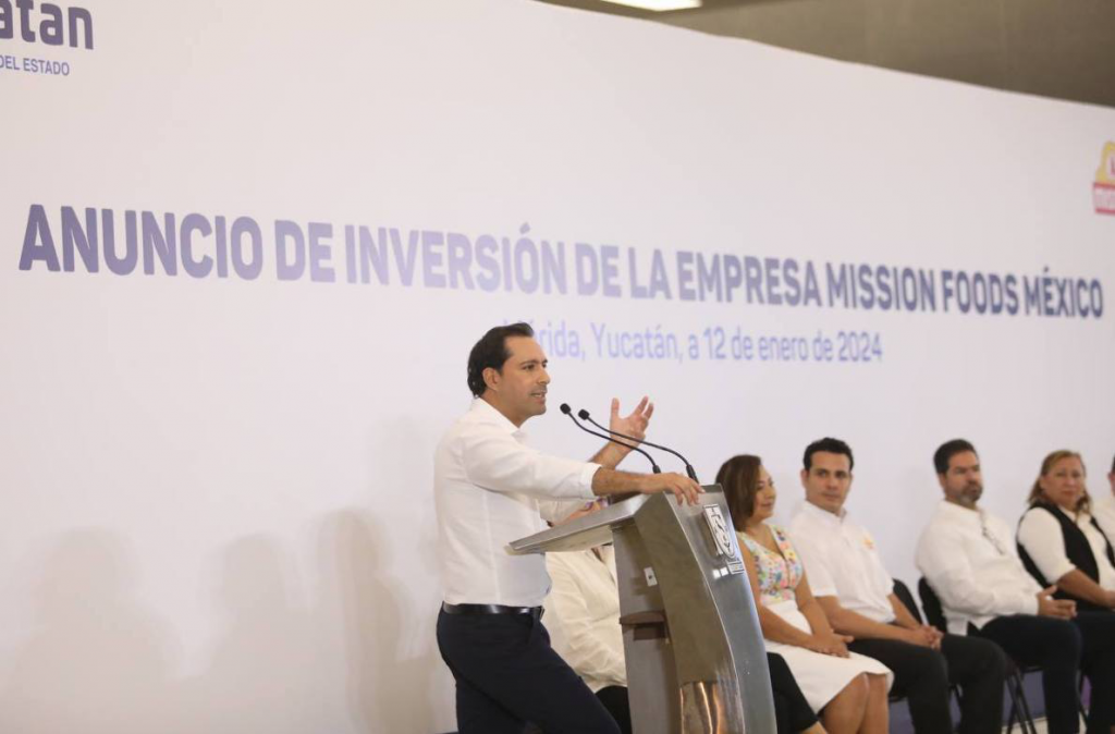 Mil quinientos millones de pesos van para Hunucmá con una planta procesadora de alimentos de maíz