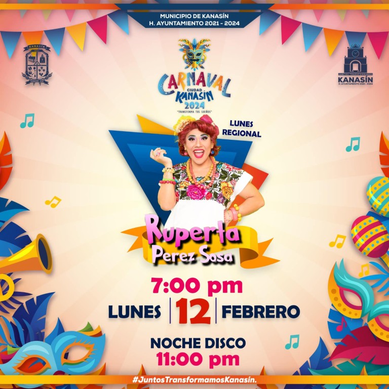 Transforma tus sueños con el Carnaval de Kanasín 2024