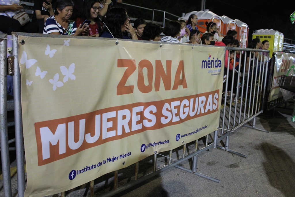 Diversión, Alegría y sobre todo seguridad para las mujeres en el Carnaval de Mérida