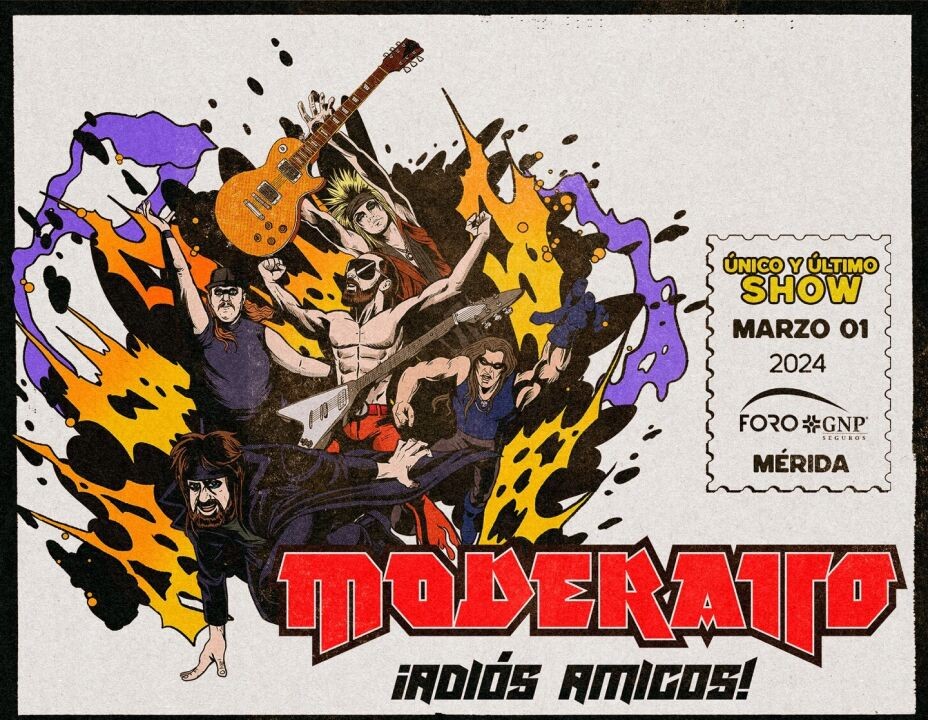 Mérida formará parte de la gira de despedida de Moderatto