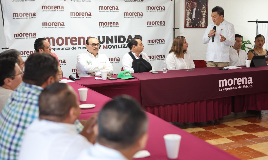 Alpha Tavera se retira de la presidencia de Morena Yucatán con todo el reconocimiento de sus compañeros