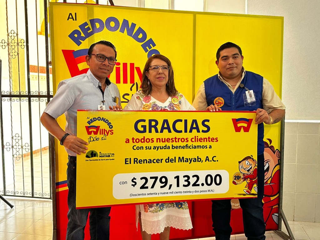 Clientes de super Willys lograron recaudar más de 1MDP para beneficiar a cinco instituciones