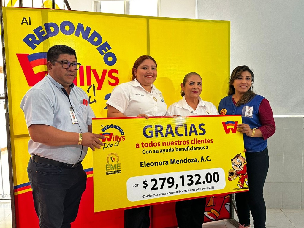 Clientes de super Willys lograron recaudar más de 1MDP para beneficiar a cinco instituciones