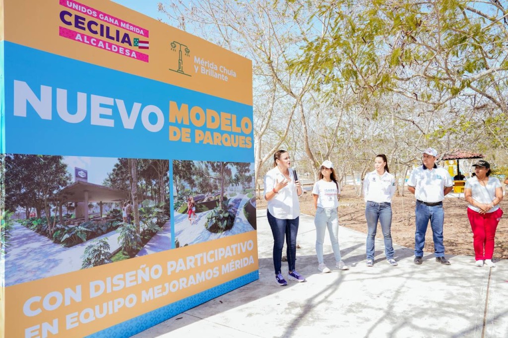 Cecilia Patrón propone remodelar las Unidades Deportivas de Mérida