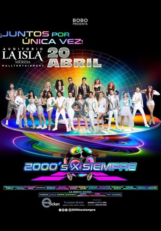 Los integrantes del tour 2000’s x Siempre realizarán una firma de autógrafos en Mérida