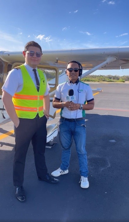 NotiRASA hace historia al reportar el tráfico desde el cielo yucateco