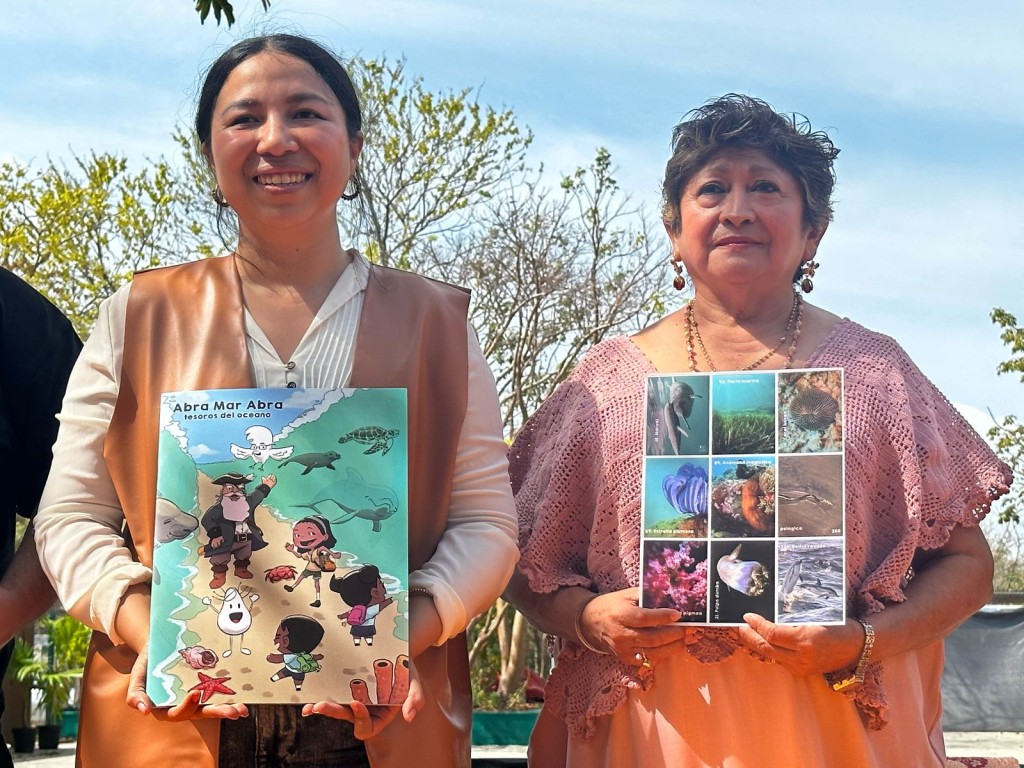 Presentan álbum para enseñar a los niños la riqueza del océano