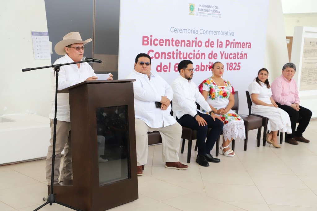 Celebran el bicentenario de la Constitución Política de Yucatán