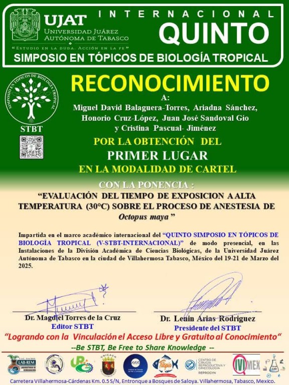 Tizimileño gana primer lugar en simposio nacional de biología tropical