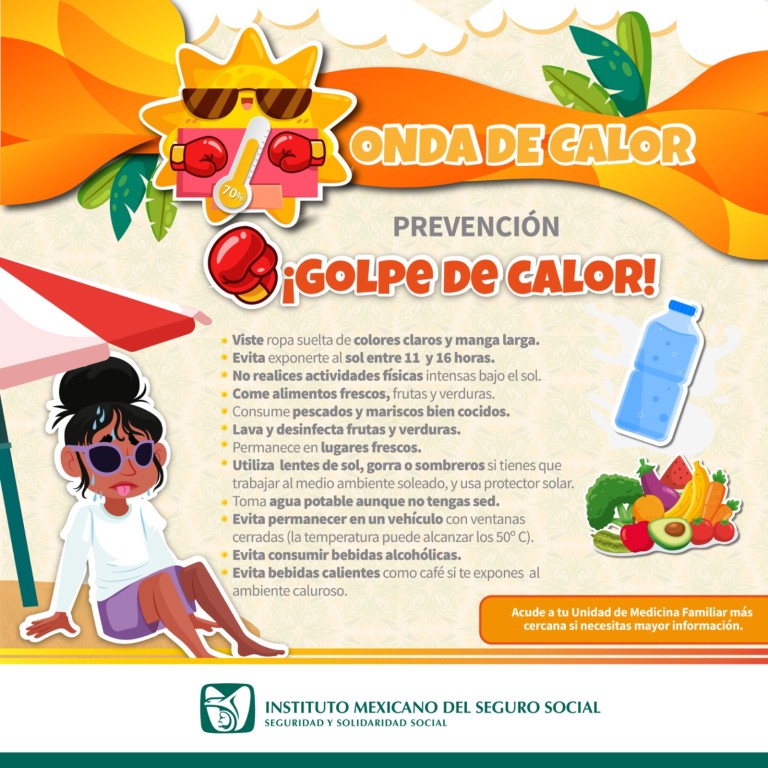 Exhorta IMSS a reforzar hidratación por altas temperaturas