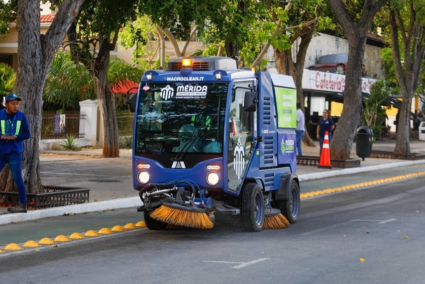 Presentan nuevo Programa de Limpieza Integral Mecanizada de Mérida