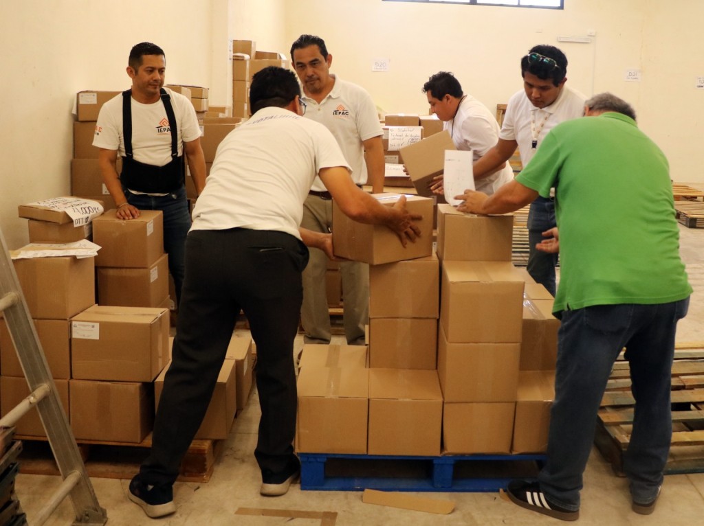 Recibió IEPAC boletas electorales para la elección del 1° de junio