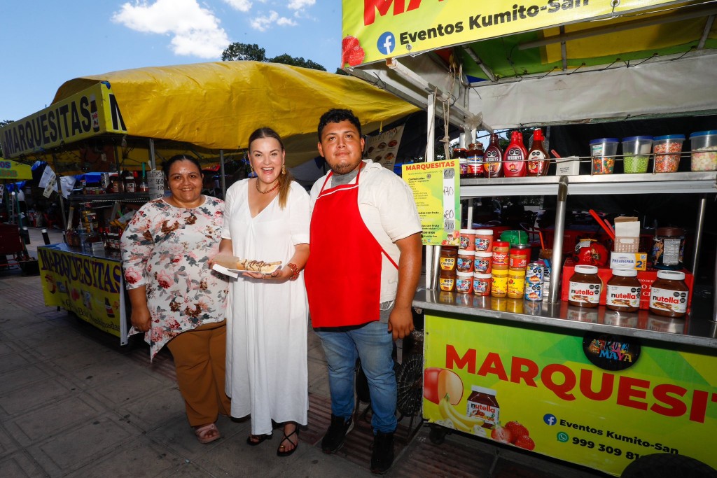 1 Destaca Cecilia Patrón el aporte de Mérida en Domingo a la vida comercial e identidad de la capital yucateca
