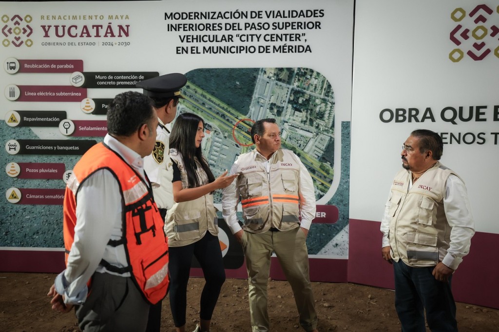 1 Inician modernización vial en City Center para mejorar movilidad en Mérida