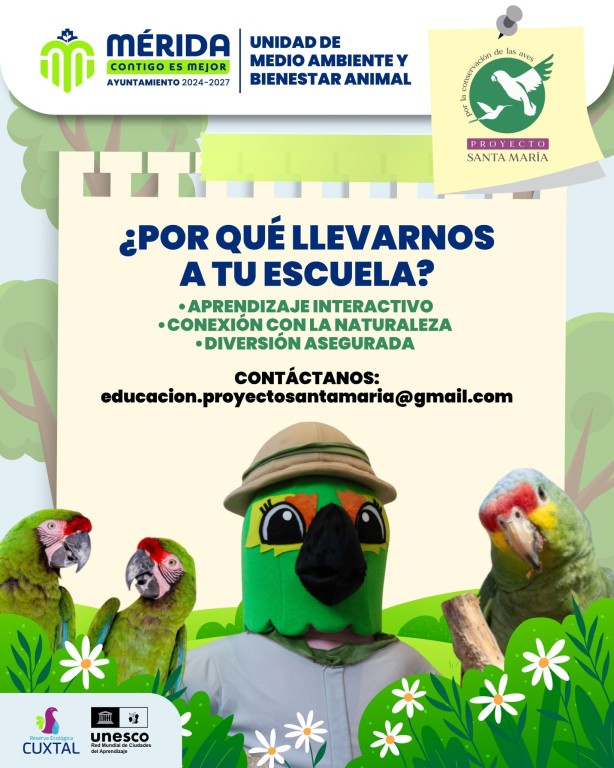 2 Invitan a las escuelas a concientizar sobre la conservación de loros
