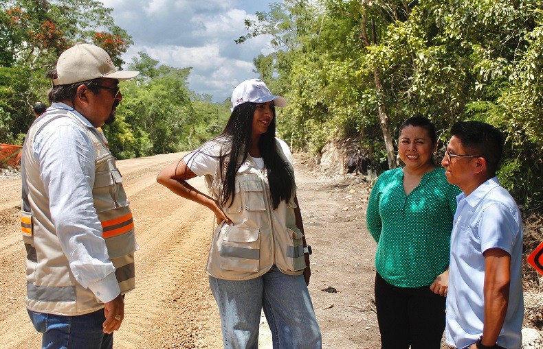 Se beneficiarán más de 7 mil personas con reconstrucción de la vía Xocchel–Sahcabá