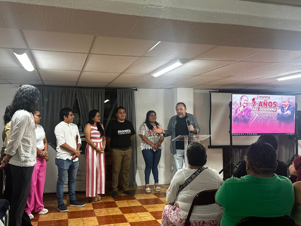 Morena Yucatán celebra el primer año del segundo piso de la 4T