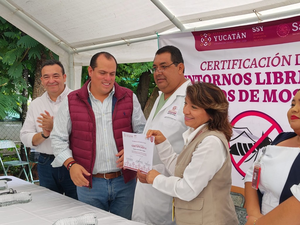 En el centro de salud de Tizimín no hay criaderos de moscos