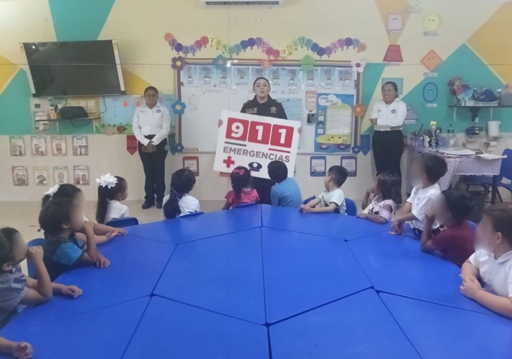 Promueve SSP seguridad vial y prevención entre infancias de Tecoh