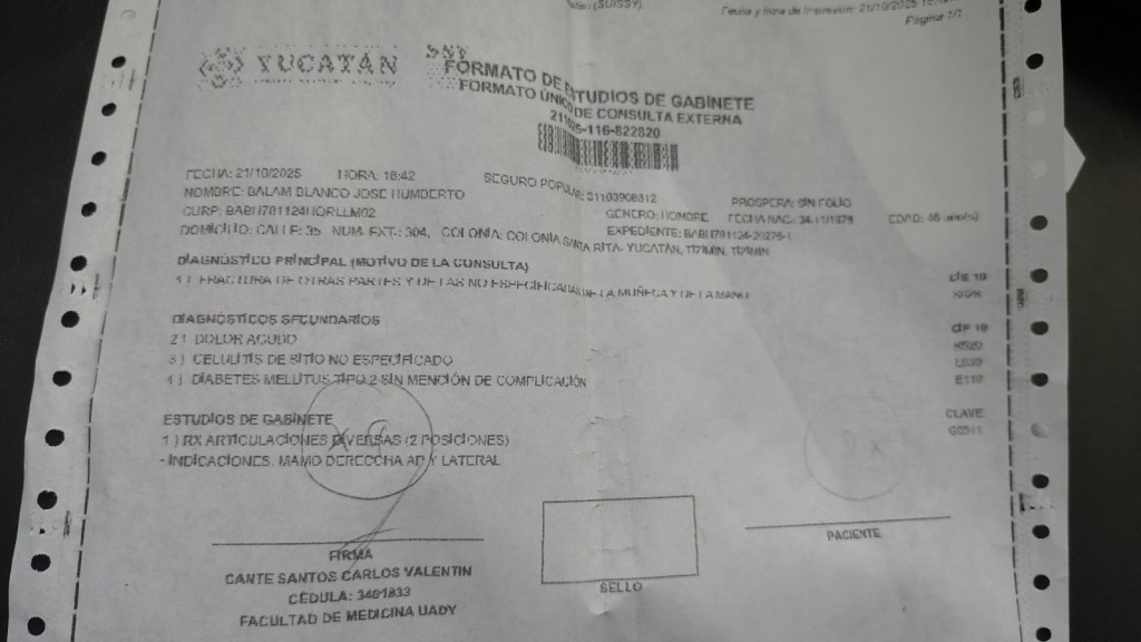 Requiere apoyo tizimileño para estudios médicos