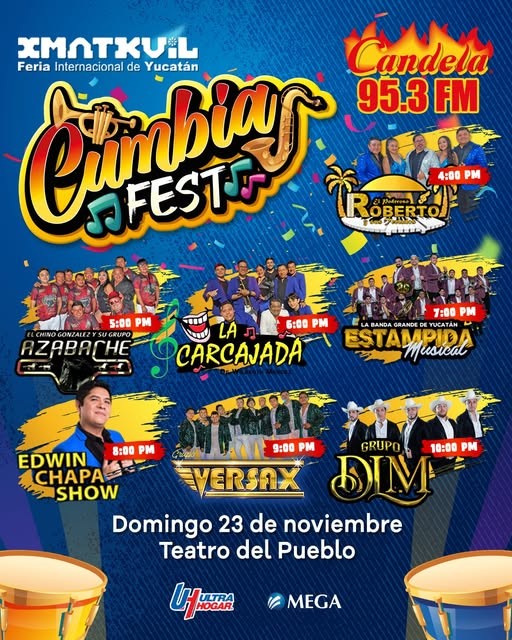 No te puedes perder el Cumbia Fest de Candela en Xmatkuil