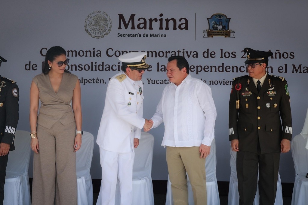 Yucatán celebra bicentenario de Independencia Marítima Nacional