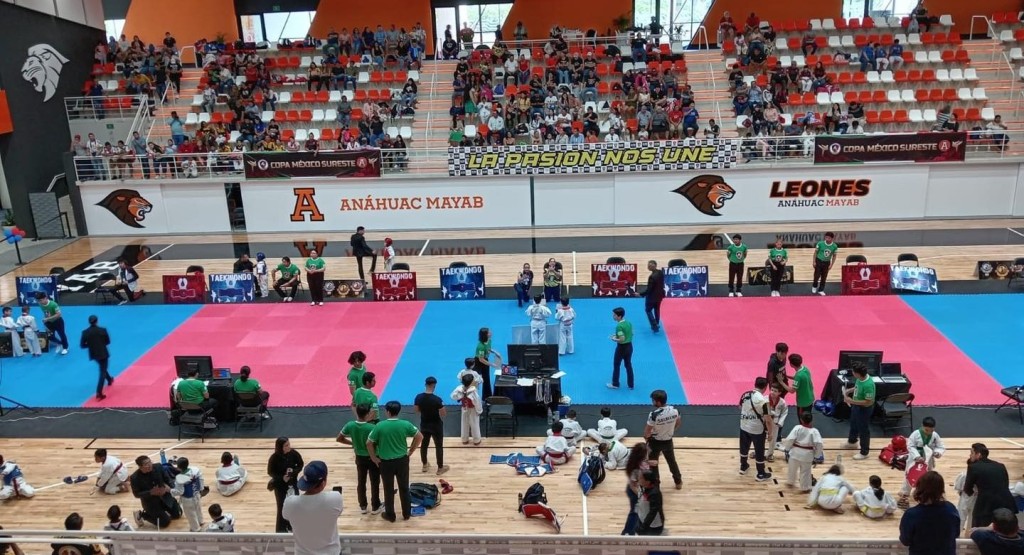Atletas tizimileños destacan en la Copa México Sureste 2025 de Taekwondo