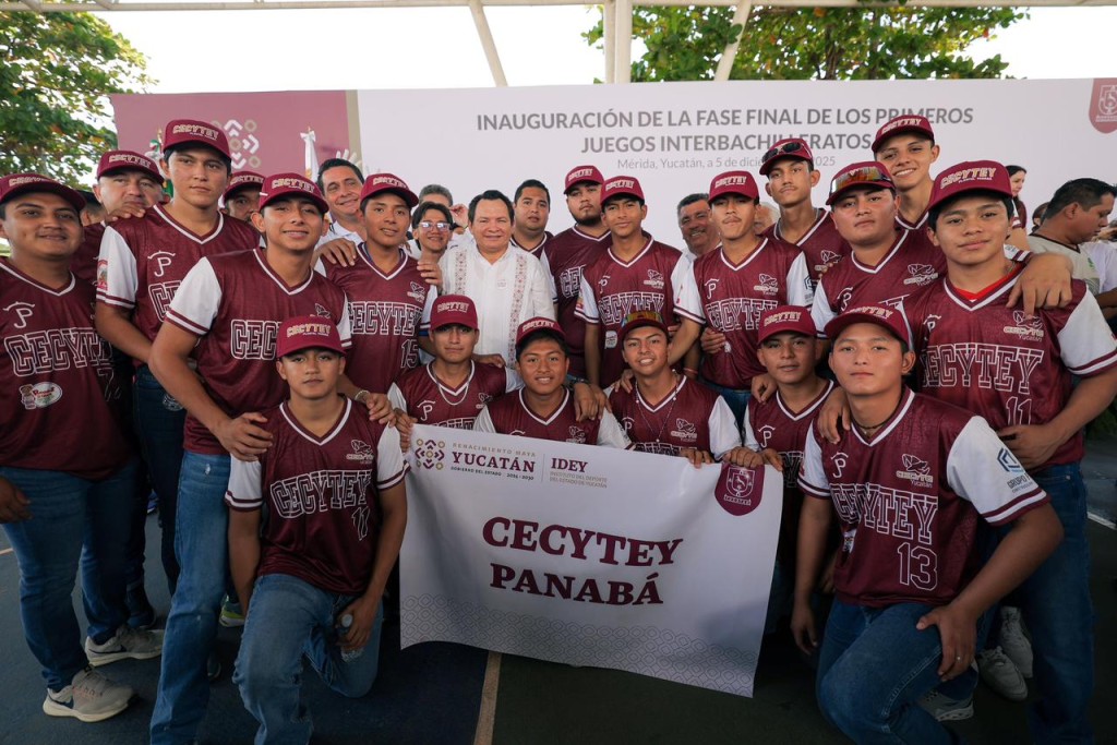 Inauguran la fase final de los Juegos Interbachilleratos con mil 200 jóvenes atletas, en Yucatán