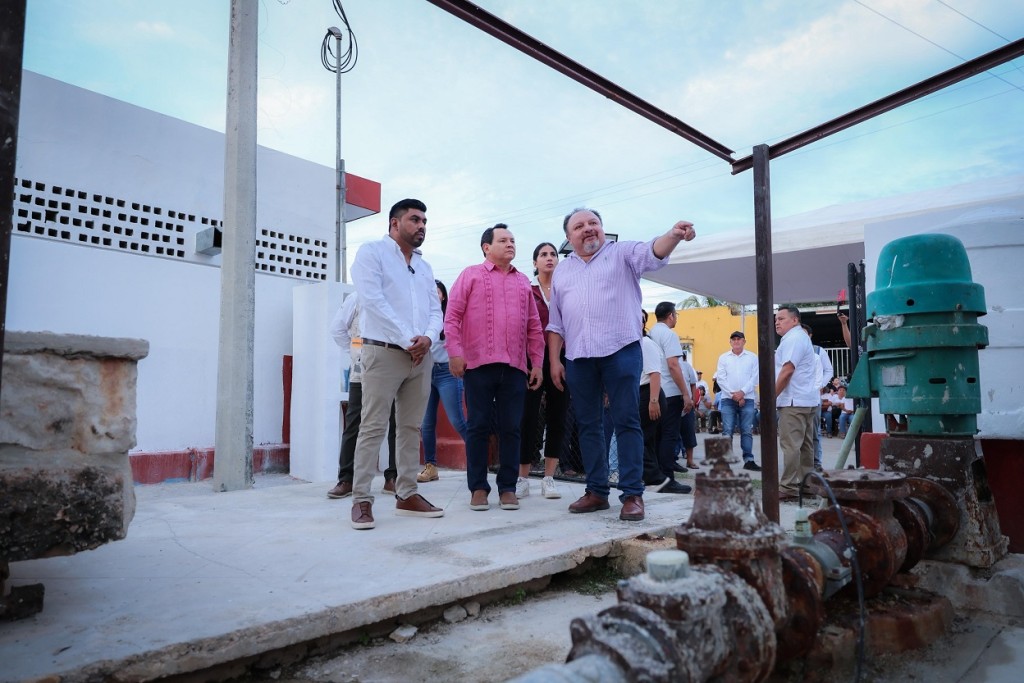 Invierten más de 2.3 millones en agua potable para Teya