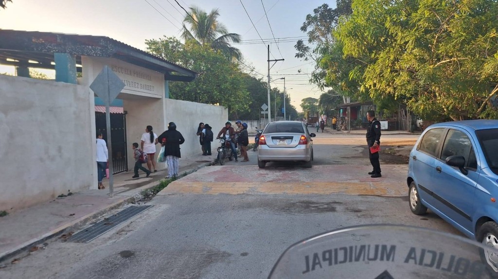 Previo a vacaciones, siguen los operativos viales por la seguridad escolar, en Tizimín