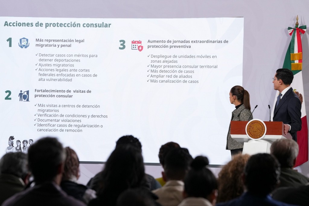 “Nuestra posición es proteger al migrante, no criminalización”: Claudia Sheinbaum