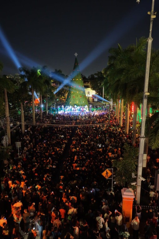 Mérida brilla con paz social durante la temporada navideña