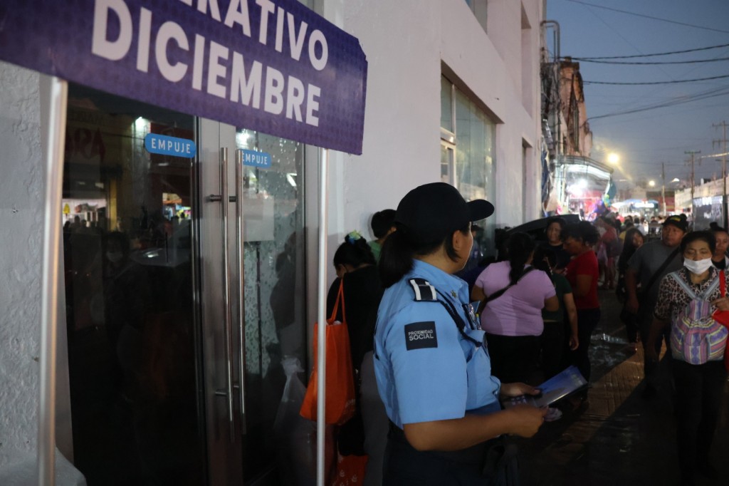 Reportan saldo banco en operativo navideño de Mérida