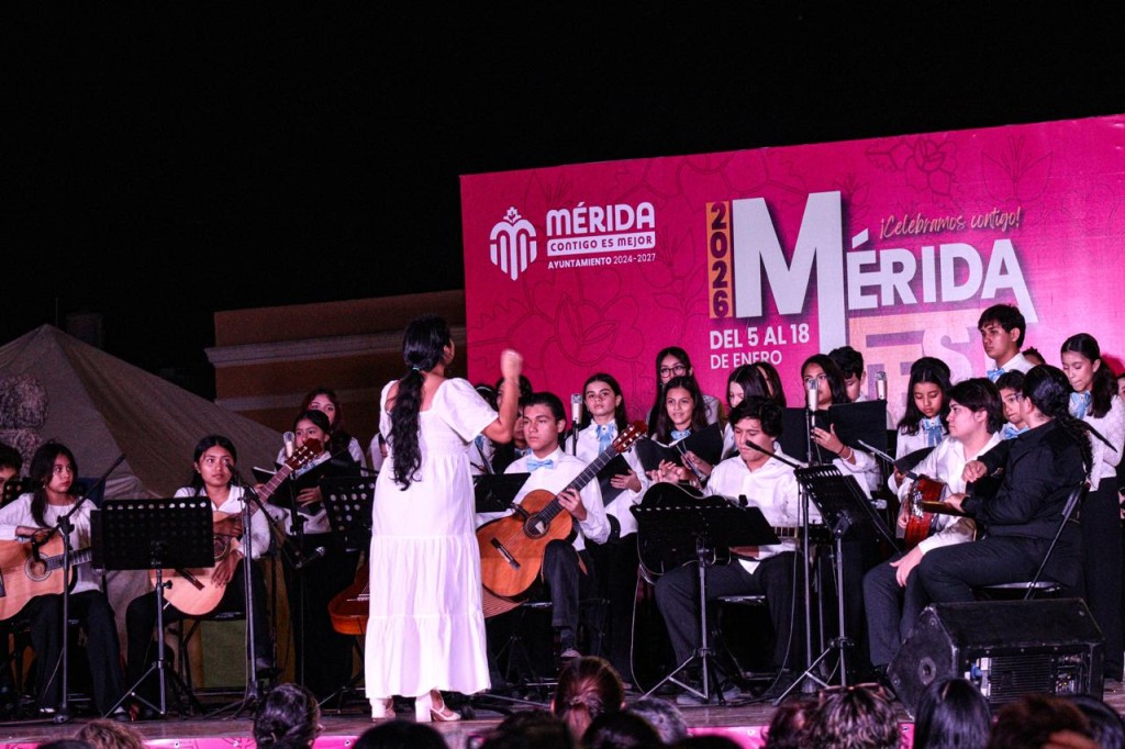 Subi&oacute; a escena la juventud, en el M&eacute;rida Fest