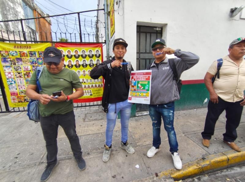 Impulsa SSY la campa&ntilde;a &ldquo;Cepillo Viajero&rdquo; para promover la salud bucal en usuarios del transporte p&uacute;blico