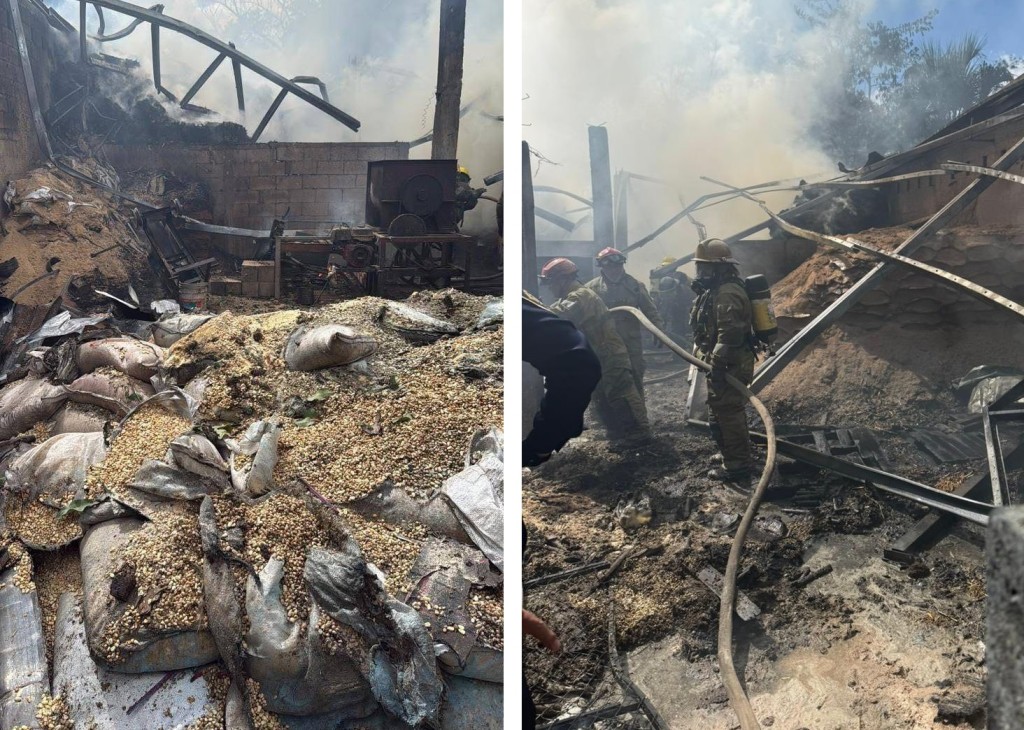 Explota bodega que almacenaba pirotecnia, en Caucel