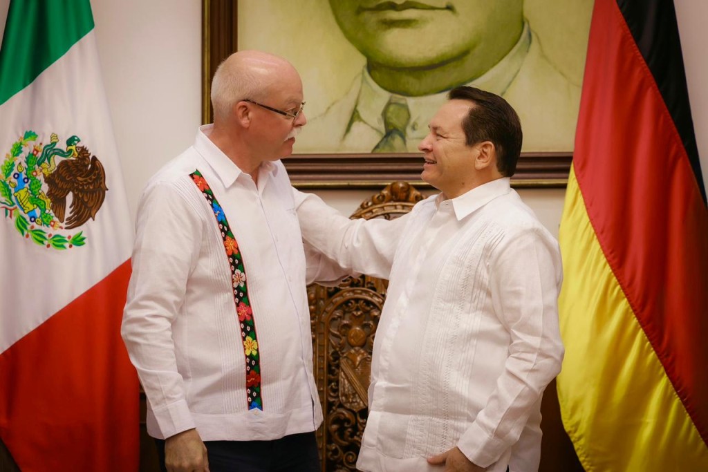 Exploran Yucat&aacute;n y Alemania &aacute;reas de cooperaci&oacute;n en desarrollo econ&oacute;mico y sustentable