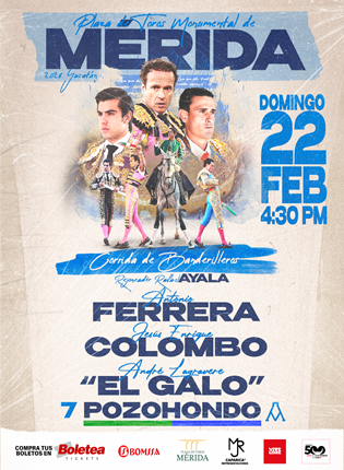 Reunir&aacute; Corrida de Banderilleros a figuras internacionales