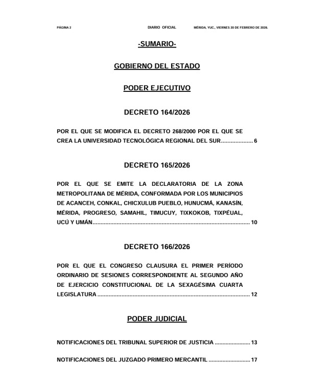 Declara “Huacho” 13 municipios como la zona metropolitana de Yucatán
