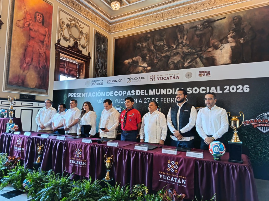 El Mundial de F&uacute;tbol 2026 ya inici&oacute; en Yucat&aacute;n con el Mundial Social