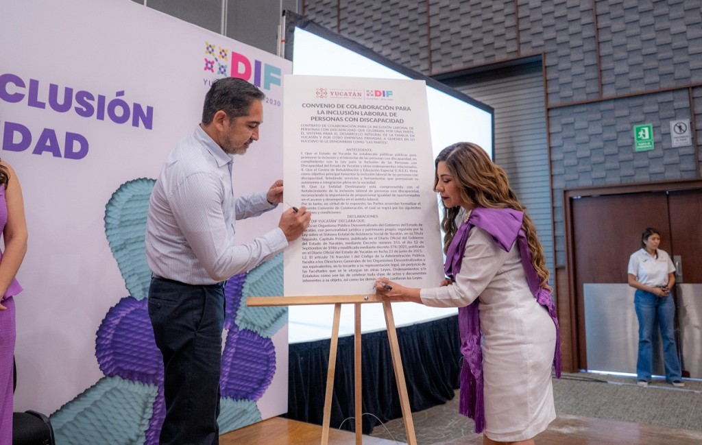 Fortalece Yucat&aacute;n la inclusi&oacute;n laboral para personas con discapacidad