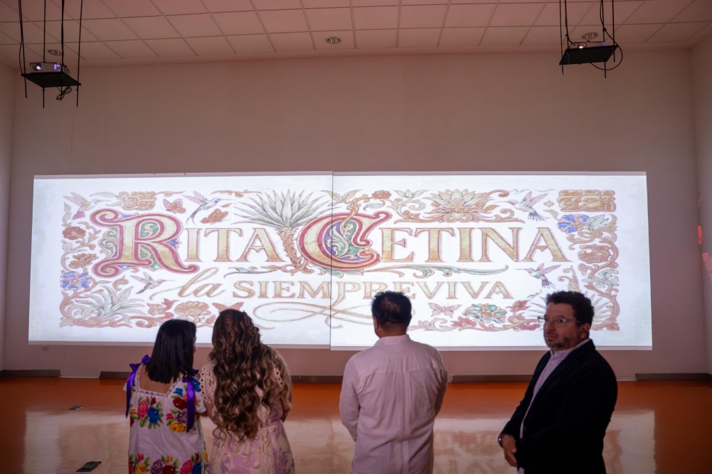 Inauguran Sedeculta y BBVA M&eacute;xico exposici&oacute;n inmersiva sobre Rita Cetina, con motivo del 8M