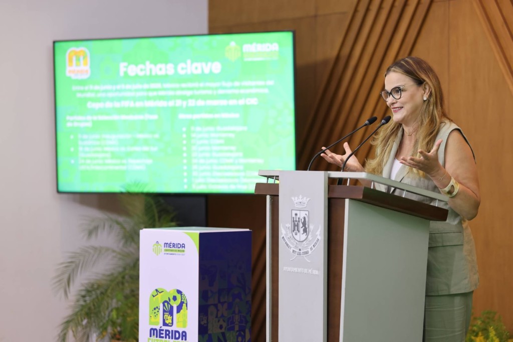 Presenta Cecilia Patr&oacute;n el proyecto &ldquo;M&eacute;rida entre gol y gol&rdquo;