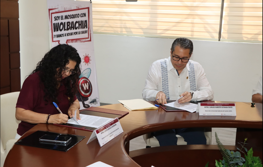 Impulsan UADY y Campeche estrategia cient&iacute;fica con Wolbachia para combatir el dengue