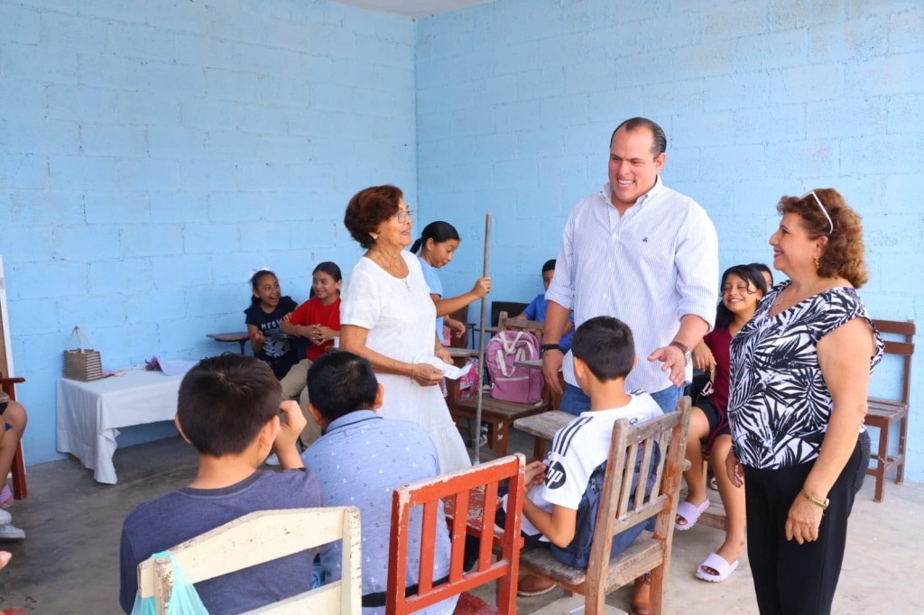 Mejoran infraestructura de un n&uacute;cleo religioso de Tizim&iacute;n